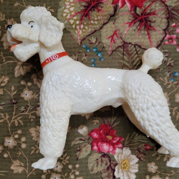 Breyer Poodle Dog ~ Vintage 1950s-60s ~ Regal ~ Molded Plastic ~ Adorable! - Picture 10 of 16